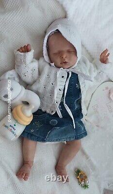 Tracyslittletreasures-5 REBORN BABY DOLL GIRL Luisa Olga Auer 21 tummy plate