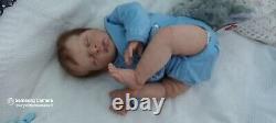 Tracyslittletreasures-5 REBORN BABY DOLL JUDE OLGA AUER 20/21 TUMMYPLATE BOY