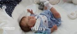 Tracyslittletreasures-5 REBORN BABY DOLL JUDE OLGA AUER 20/21 TUMMYPLATE BOY