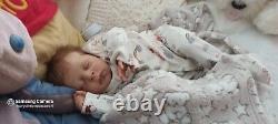 Tracyslittletreasures-5 REBORN BABY DOLL JUDE OLGA AUER 20/21 TUMMYPLATE BOY