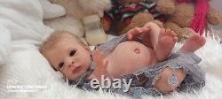 Tracyslittletreasures-5 REBORN BABY DOLL OSKAR OLGA AUER 20 / 21 Belly Plate