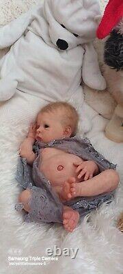 Tracyslittletreasures-5 REBORN BABY DOLL OSKAR OLGA AUER 20 / 21 Belly Plate