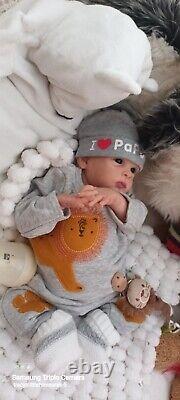 Tracyslittletreasures-5 REBORN BABY DOLL OSKAR OLGA AUER 20 / 21 Belly Plate