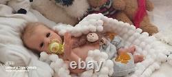 Tracyslittletreasures-5 REBORN BABY DOLL OSKAR OLGA AUER 20 / 21 Belly Plate