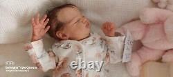 Tracyslittletreasures-5 REBORN BABY DOLL QUINLYN BONNIE BROWN & ADRIE STOETE