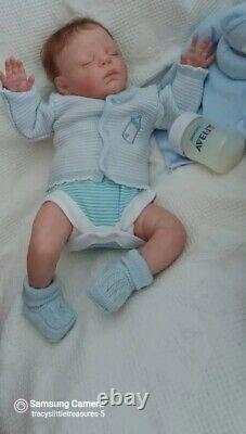 Tracyslittletreasures-5 Reborn Baby Doll Xander Cassie Brace 18 Le Boy