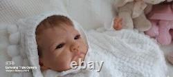 Tracyslittletreasures REBORN BABY DOLL AUGUST AWAKE 22 DAWN MCLEOD GIRL PLATE