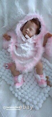 Tracyslittletreasures REBORN BABY DOLL RUBY MAYRA GARZA 19 GIRL TUMMY PLATE