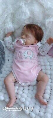 Tracyslittletreasures REBORN BABY DOLL RUBY MAYRA GARZA 19 GIRL TUMMY PLATE