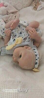 Tracyslittletreasures Reborn Baby Doll Miley Cassie Brace Girl Plate 20