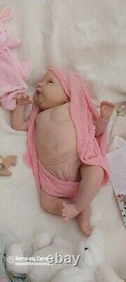 Tracyslittletreasures Reborn Baby Doll Miley Cassie Brace Girl Plate 20