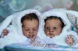 Twins reborn baby doll Buttercup and Poppy//Artist Tatyana Melnikova