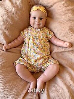 UK SELLER 24 6 Month Size Toddler Reborn Baby Girl Doll
