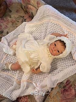 Very Realistic Reborn Baby Girl Doll Meki by Adrie Stoete