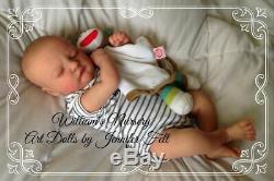 WILLIAMS NURSERY REBORN BABY BOY DOLL Realborn Owen Asleep REALISTIC NEWBORN
