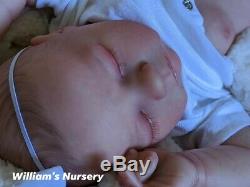 WILLIAMS NURSERY REBORN BABY GIRL DOLL Realborn Alma Sleeping REALISTIC NEWBORN