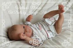 WILLIAMS NURSERY REBORN BABY GIRL DOLL Realborn Aria Awake REALISTIC NEWBORN