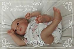 WILLIAMS NURSERY REBORN BABY GIRL DOLL Realborn Aria Awake REALISTIC NEWBORN