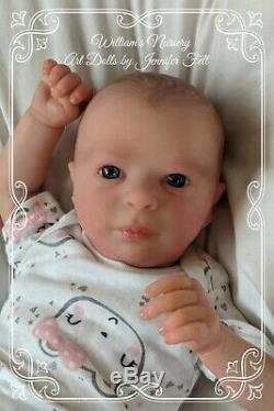 WILLIAMS NURSERY REBORN BABY GIRL DOLL Realborn Aria Awake REALISTIC NEWBORN