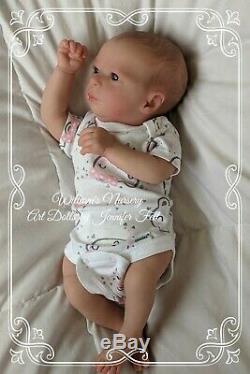 WILLIAMS NURSERY REBORN BABY GIRL DOLL Realborn Aria Awake REALISTIC NEWBORN