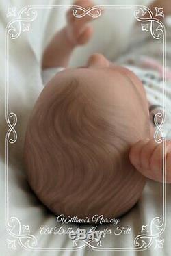 WILLIAMS NURSERY REBORN BABY GIRL DOLL Realborn Aria Awake REALISTIC NEWBORN