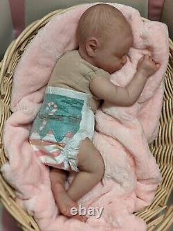 WILLIAMS NURSERY REBORN Newborn BABY GIRL BOY DOLL Realborn Macey Asleep Holiday