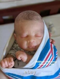 WILLIAMS NURSERY Reborn Baby BOY Doll 17 Anna by Pat Moulton Preemie Newborn BB