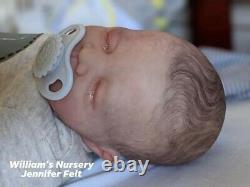 WILLIAMS NURSERY Reborn Baby BOY Doll 17 Anna by Pat Moulton Preemie Newborn BB