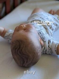 WILLIAMS NURSERY Reborn Baby BOY Doll 17 Anna by Pat Moulton Preemie Newborn BB