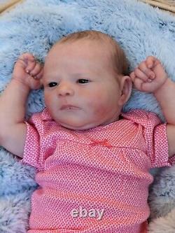 WILLIAMS NURSERY Reborn Baby GIRL Newborn Doll 20 Realborn Ruby Awake COA