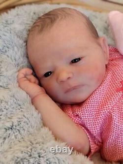 WILLIAMS NURSERY Reborn Baby GIRL Newborn Doll 20 Realborn Ruby Awake COA