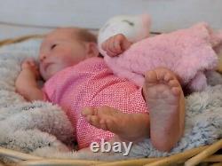 WILLIAMS NURSERY Reborn Baby GIRL Newborn Doll 20 Realborn Ruby Awake COA