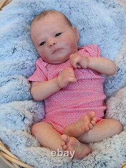 WILLIAMS NURSERY Reborn Baby GIRL Newborn Doll 20 Realborn Ruby Awake COA