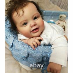 Washable Reborn Baby Doll 50cm Real Boy Full Body Silicone Vinyl Toddler Gift