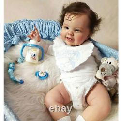 Washable Reborn Baby Doll 50cm Real Boy Full Body Silicone Vinyl Toddler Gift