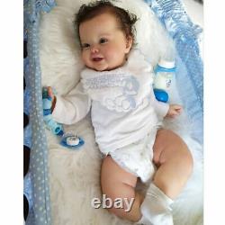 Washable Reborn Baby Doll 50cm Real Boy Full Body Silicone Vinyl Toddler Gift