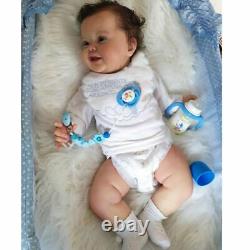 Washable Reborn Baby Doll 50cm Real Boy Full Body Silicone Vinyl Toddler Gift