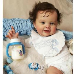 Washable Reborn Baby Doll 50cm Real Boy Full Body Silicone Vinyl Toddler Gift