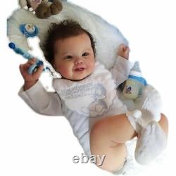 Washable Reborn Baby Doll 50cm Real Boy Full Body Silicone Vinyl Toddler Gift