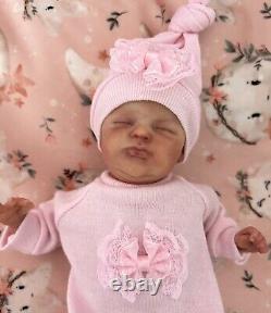 Wee Mouse By Laura Lee Eagles 9 Inch Reborn Baby Doll Comes With Her Own Bed