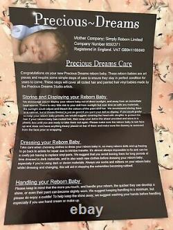 Wee Mouse By Laura Lee Eagles 9 Inch Reborn Baby Doll Comes With Her Own Bed