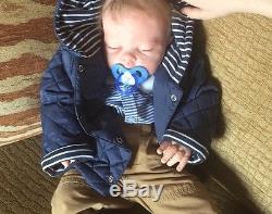 Weighted Soft Bodied reborn baby Boy Doll. Professionally Made