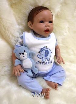 Xmas 20'' Toddler Reborn Baby Doll Lifelike Boy/Girl Newborn Bebe Kids Gift 2019