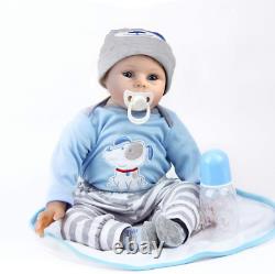 ZIYIUI Lifelike Reborn Baby Dolls 22 Inch 55Cm Soft Silicone Vinyl Real Life Bab