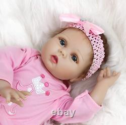 ZIYIUI Reborn Doll Baby Girls Realistic 22Inches 55Cm Reborn Babies Handmade Sof