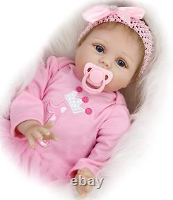 ZIYIUI Reborn Doll Baby Girls Realistic 22Inches 55Cm Reborn Babies Handmade Sof