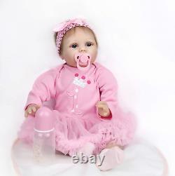 ZIYIUI Reborn Doll Baby Girls Realistic 22Inches 55Cm Reborn Babies Handmade Sof