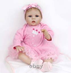 ZIYIUI Reborn Doll Baby Girls Realistic 22Inches 55Cm Reborn Babies Handmade Sof