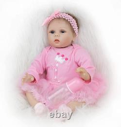 ZIYIUI Reborn Doll Baby Girls Realistic 22Inches 55Cm Reborn Babies Handmade Sof