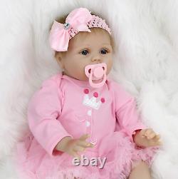 ZIYIUI Reborn Doll Baby Girls Realistic 22Inches 55Cm Reborn Babies Handmade Sof